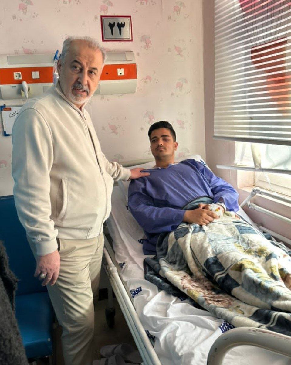  Darwish visits from Persepolis injured
