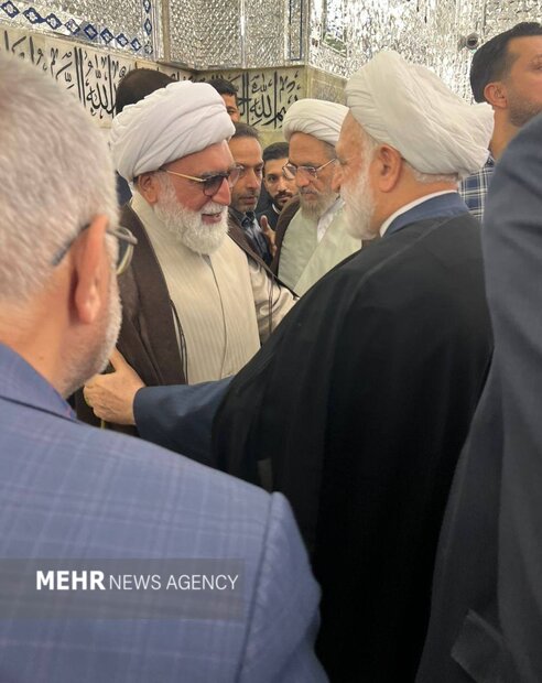 The presence of the head of the judiciary on the tomb of Martyr Raisi