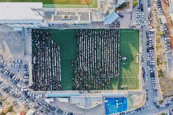 Eid al -Adha prayer in al -Aqsa mosque+ Movie